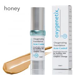 Oxygenetix Acne Control Found. - Honey 15 ml